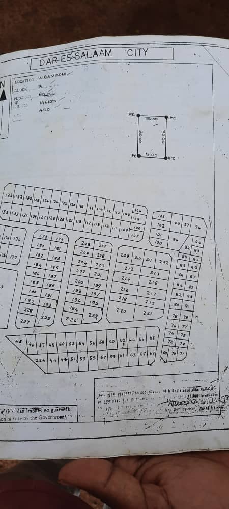 Plot For Sale Kigamboni